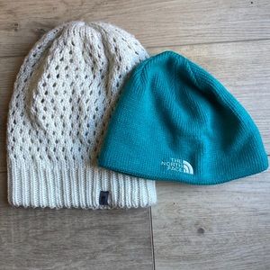 North face hats! Set of 2.